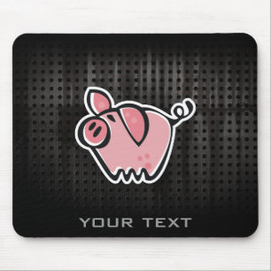 Grunge Pig Mouse Mat