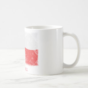 Grunge Poland Flag Coffee Mug