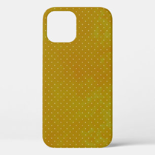 Grunge polka dot: watercolor background iPhone 12 case