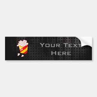 Grunge Popcorn Bumper Sticker