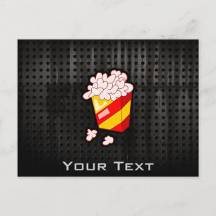 Grunge Popcorn Postcard