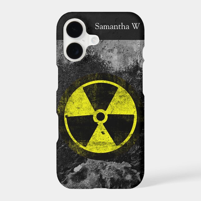 Grunge Radioactive Symbol (Back)