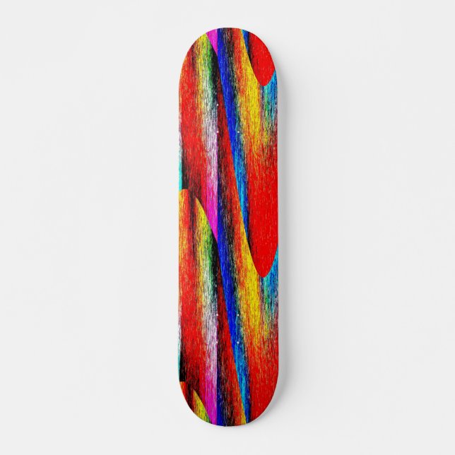 Grunge Rainbow Skateboard (Front)