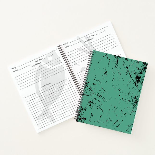 Grunge Recipe Notebook (Inside)