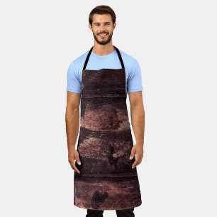 Grunge rust texture apron