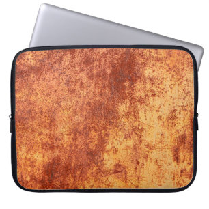 Grunge rusted metal texture, rust and oxidised met laptop sleeve
