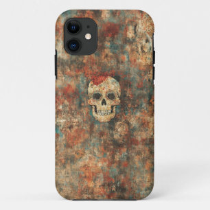  Grunge Skull Art Mobile Case