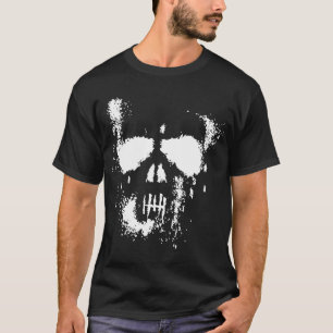 Grunge Skull (Dark) T-Shirt
