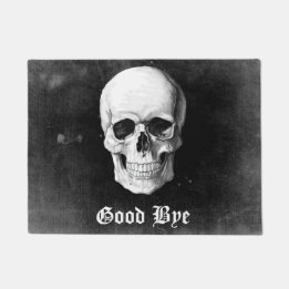 Grunge Skull Doormat