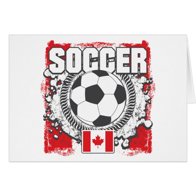Grunge Soccer Canada (Front Horizontal)