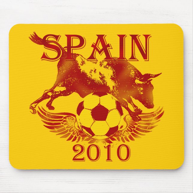 Grunge Spain 2010 Raging bull Toro mousepad (Front)