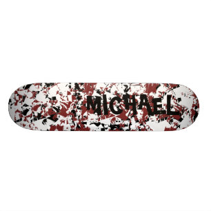Grunge Splatter Skateboard Deck