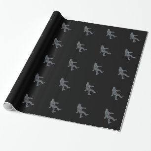 Grunge Squatchin Bigfoot Style Wrapping Paper