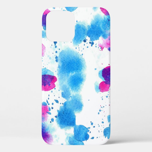 Grunge Stains Watercolor Texture Case-Mate iPhone Case (Back)