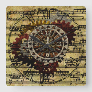 Grunge Steampunk Clocks and Gears