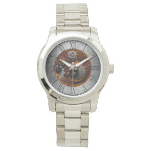 Grunge Steampunk Clocks and Gears Watch