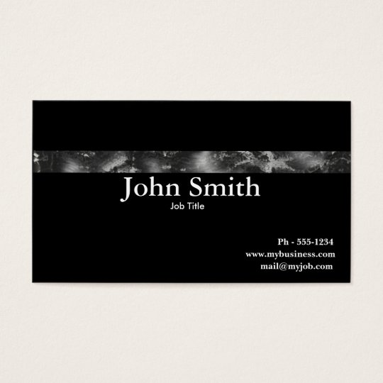 Grunge Steel business card