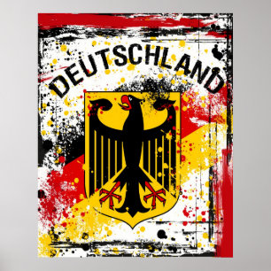 Grunge Style Germany - Germany Poster