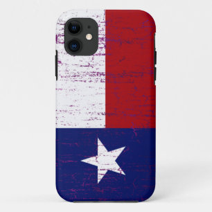 Grunge Style Texas Flag iPhone 11 Case