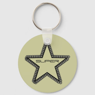 Grunge Superstar Keychain