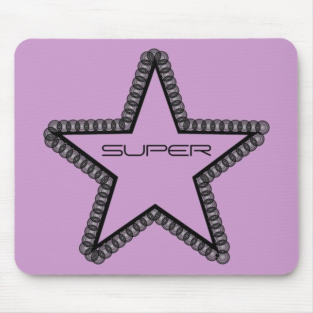 Grunge Superstar Mousepad (Front)
