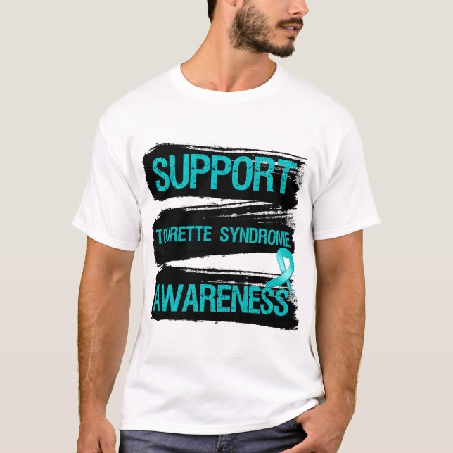 Grunge - Support Tourette Syndrome Awareness T-Shirt (Front)