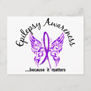 Grunge Tattoo Butterfly 6.1 Epilepsy Postcard