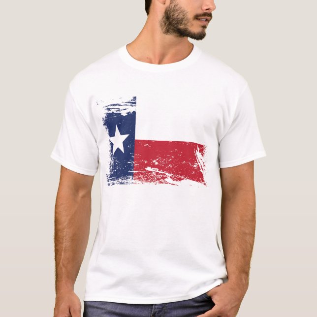 Grunge Texas Flag T-Shirt (Front)