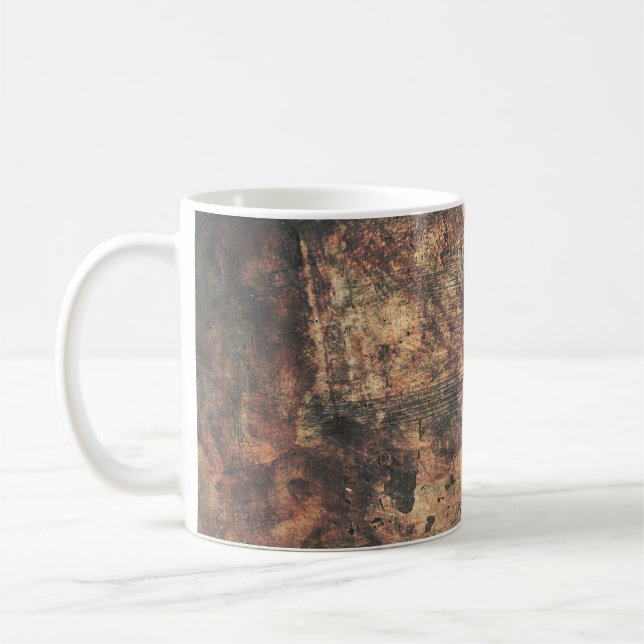 Grunge texture grunge texture wall coffee mug (Left)
