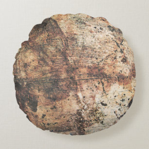 Grunge texture grunge texture wall round cushion