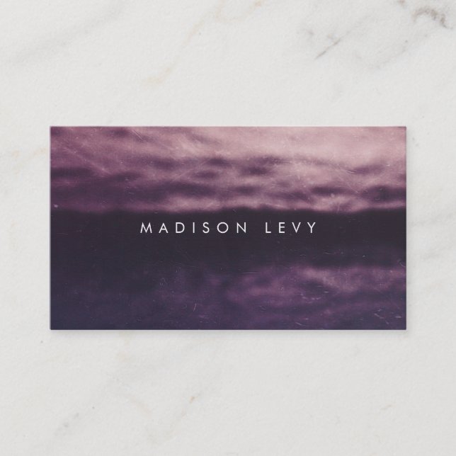 Grunge Texture Minimalist Appointment Cards (Front)