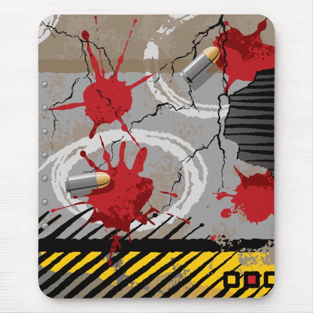 Grunge Texture Mouse Mat (Front)