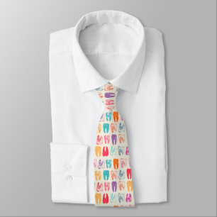Grunge Tooth Pattern Tie