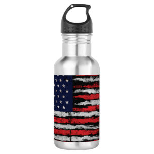 Grunge U.S.A flag 532 Ml Water Bottle