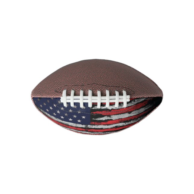 Grunge U.S.A flag American Football (Front)