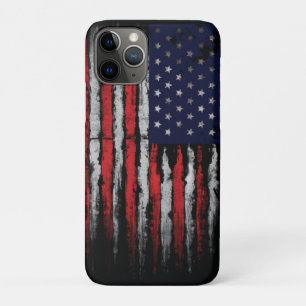 Grunge U.S.A flag iPhone 11 Pro Case