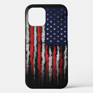 Grunge U.S.A flag iPhone 12 Pro Case