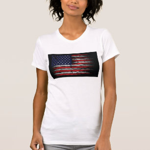 Grunge U.S.A flag T-Shirt