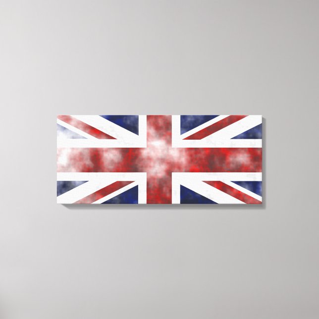 Grunge UK Canvas Print (Front)