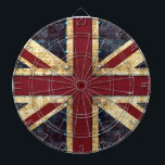 Grunge Union Jack Dartboard<br><div class="desc">Grunge union jack</div>