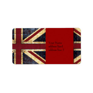 Grunge Union jack label