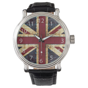 Grunge Union Jack Watch
