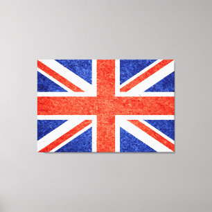 Grunge United Kingdom Flag 2 Canvas Print