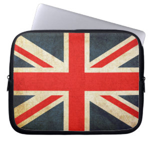 Grunge United Kingdom Flag Laptop Sleeve