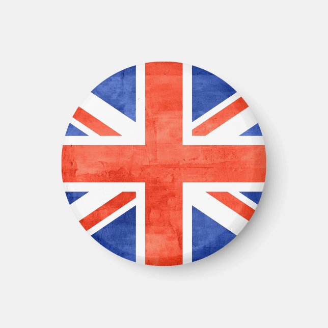 Grunge United Kingdom Flag Magnet (Front)