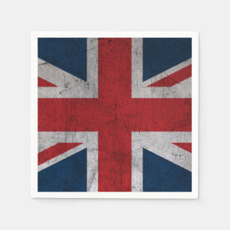 Grunge United Kingdom Flag Napkin