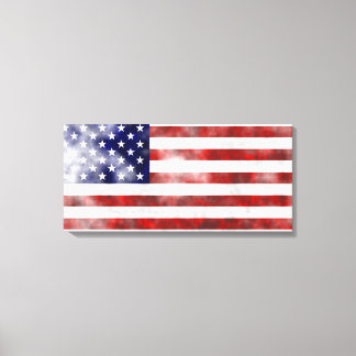 Grunge USA Canvas Print