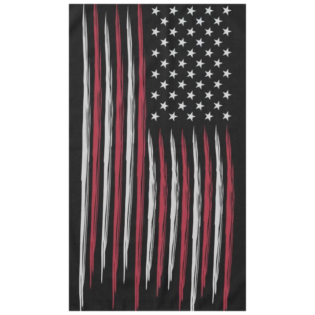 Grunge USA flag Tablecloth (Front)