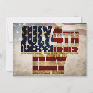 Grunge USA July 4th Independence Graphic