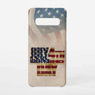 Grunge USA July 4th Independence Graphic Samsung Galaxy Case